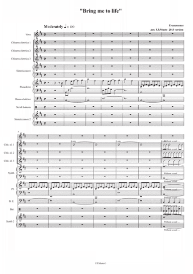 Bring Me To Life (arr. Francesco Paolo Musto)