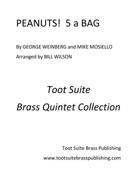 PEANUTS!  5 a Bag (arr. Bill Wilson)