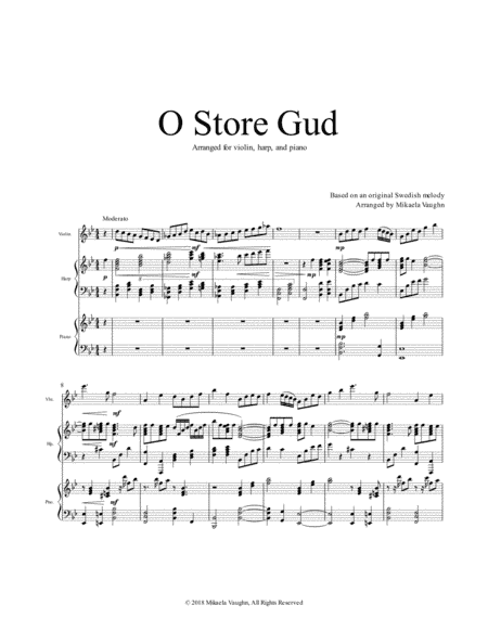 O Store Gud (arr. Mikaela Vaughn)