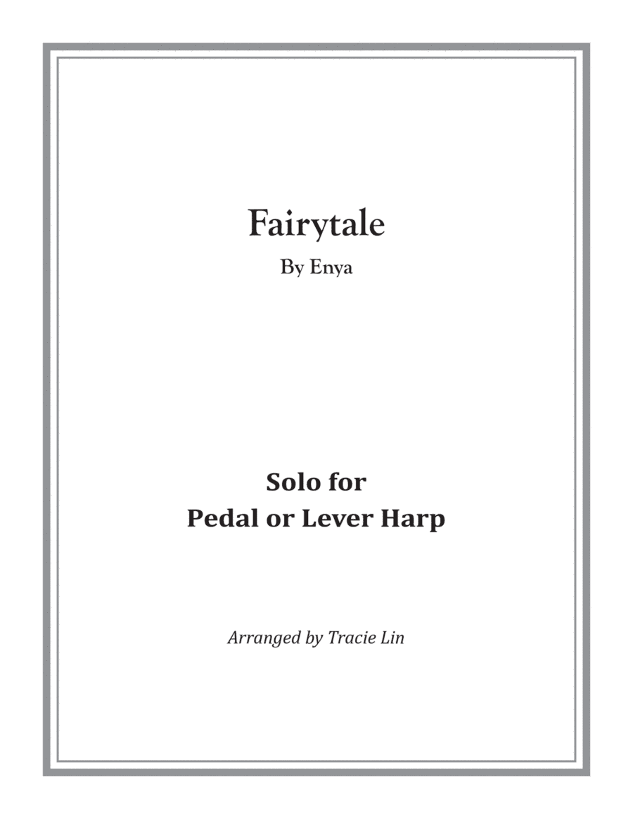 Fairytale (arr. Tracie Lin)