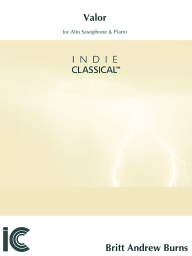 Valor - for Alto Saxophone & Piano
