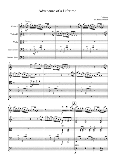 Adventure Of A Lifetime (arr. Ian Anderson)
