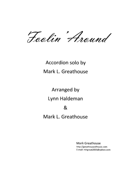 Foolin' Around -- Accordion solo