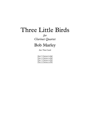 Three Little Birds (arr. Tim Curd.)