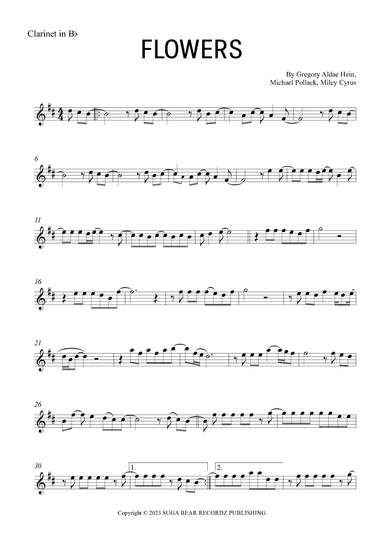 Flowers (arr. Gabriel Oliveira)