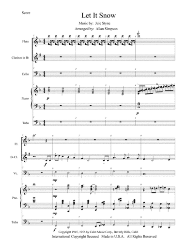 Let It Snow! (arr. Allan Simpson)
