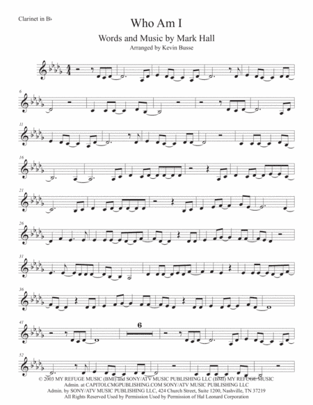 Who Am I (arr. Kevin Busse)