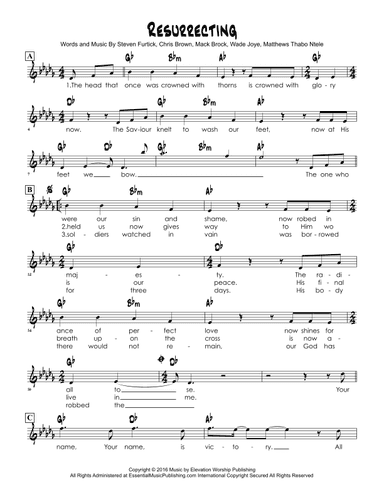 Resurrecting (arr. Brian Kim)