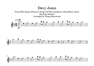 Davy Jones (arr. Thiago Marconato)