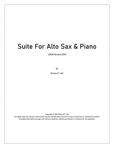 Suite For Alto Sax & Piano (2009/2019) RTHILL