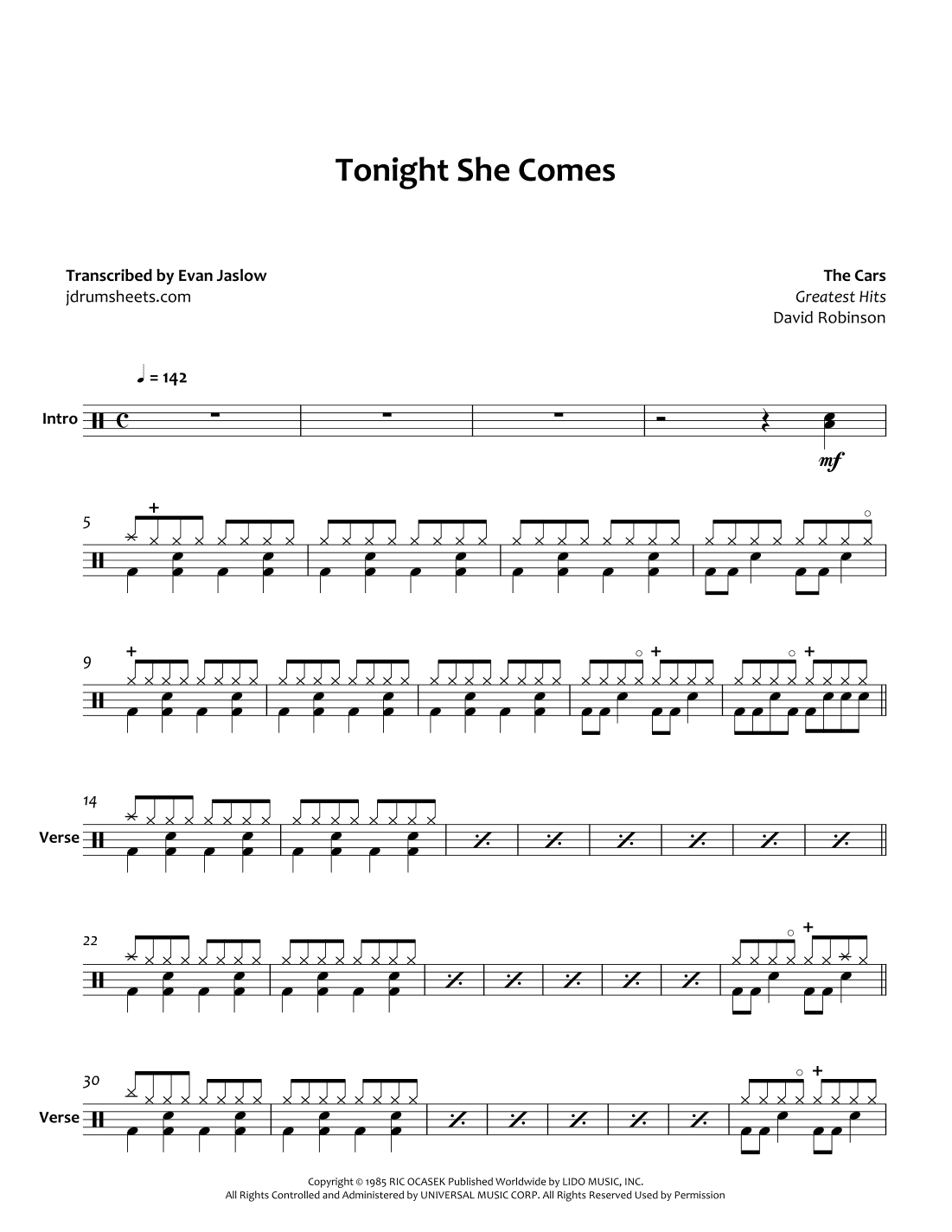 Tonight She Comes (arr. Evan Aria Serenity)