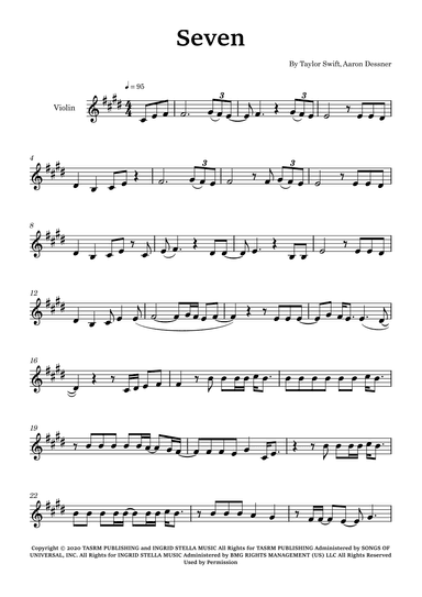 Seven (arr. Glauco Fernandes)