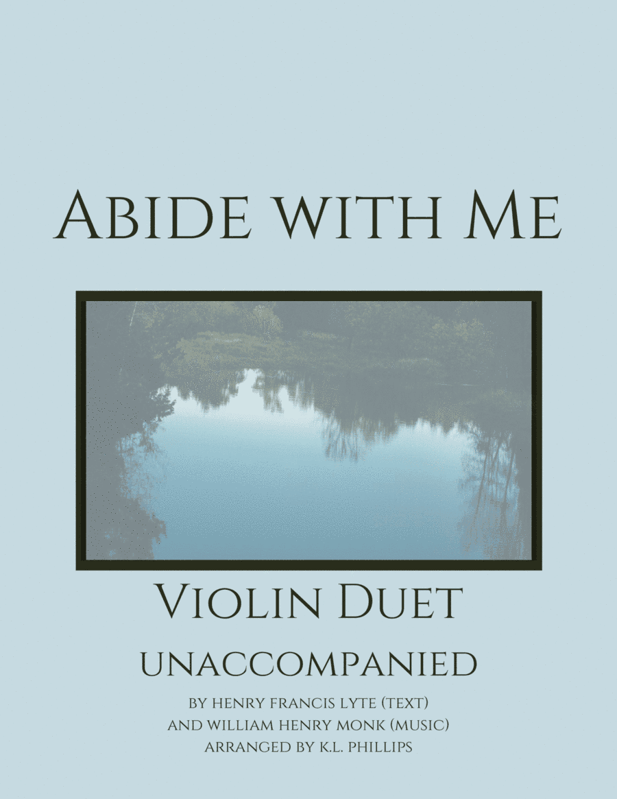 Abide with Me - Unaccompanied Violin Duet (arr. K.L. Phillips)