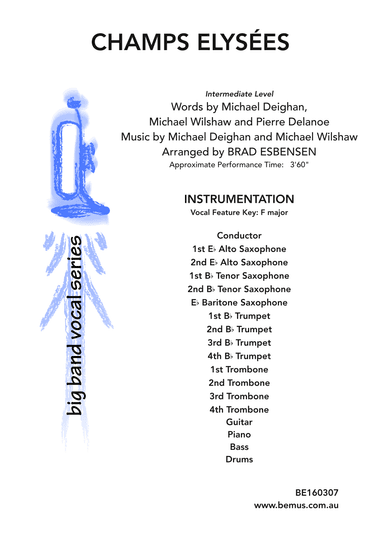 Champs Elysees (arr. Brad Esbensen)
