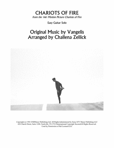 Chariots Of Fire  from the Feature Film CHARIOTS OF FIRE (arr. Challena Zellick)