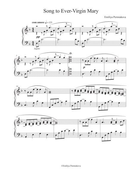"Song to Ever-Virgin Mary" by Emiliya Permiakova
