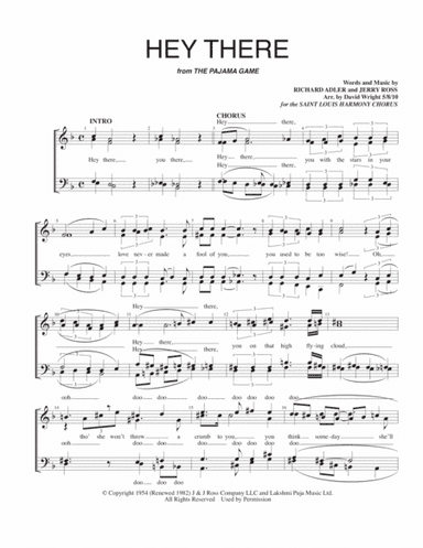 Hey There (arr. David Wright)