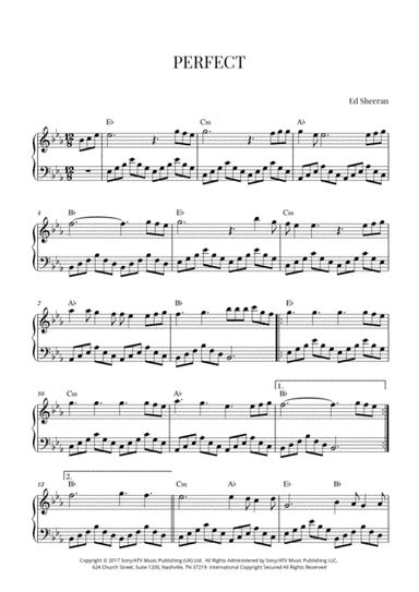 Perfect (arr. Cadenza Editions)