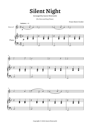 Silent Night (arr. Aaron Newcastle)