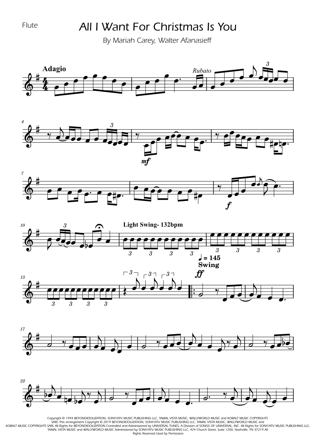 All I Want For Christmas Is You (arr. Ygor Nunes)