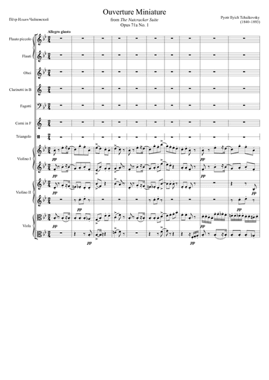 Ouverture Miniature Opus 71a No. 1 in Bb Major (arr. Zachary Corbett)