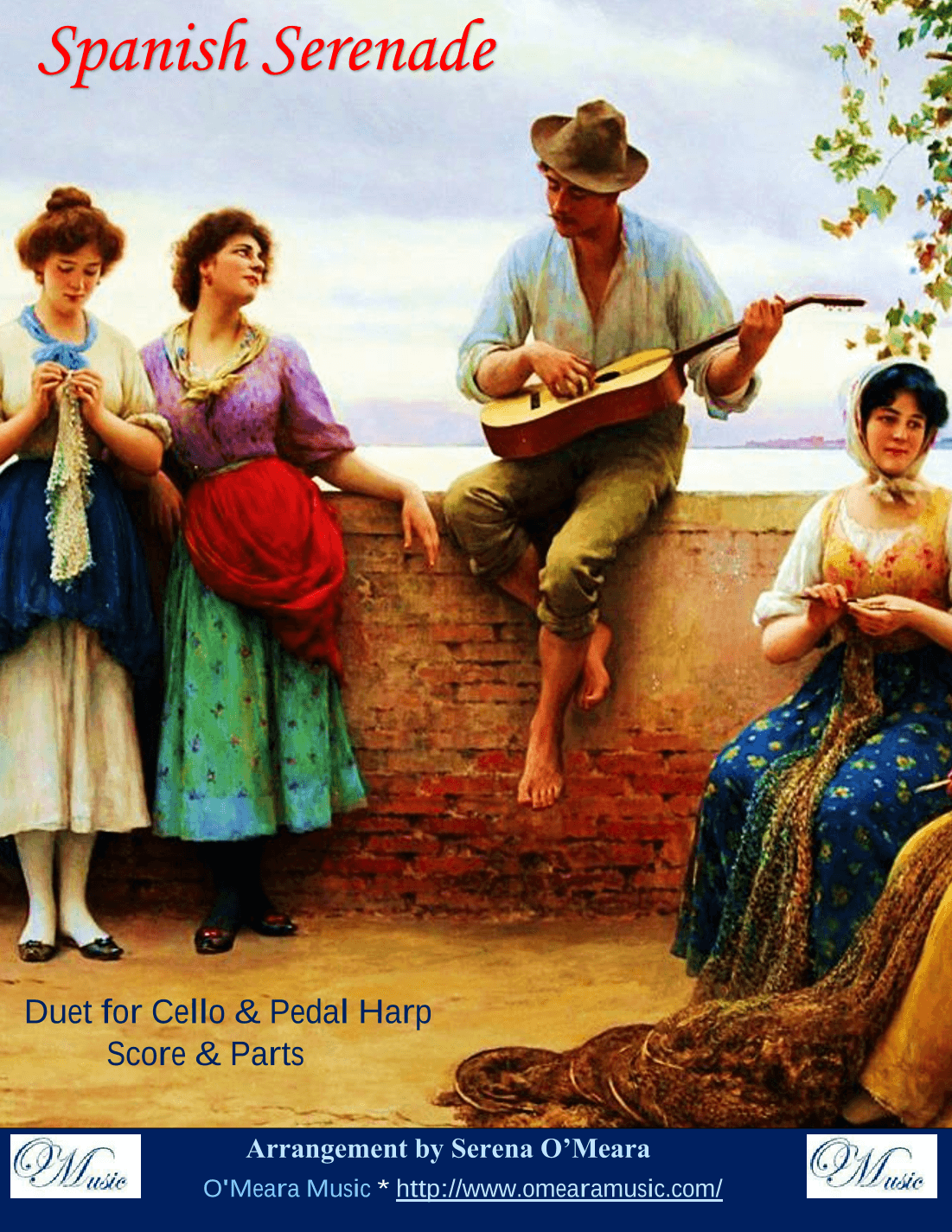 Spanish Serenade, Op. 54, No 1, Duet for Cello & Pedal Harp (arr. Serena O’Meara)