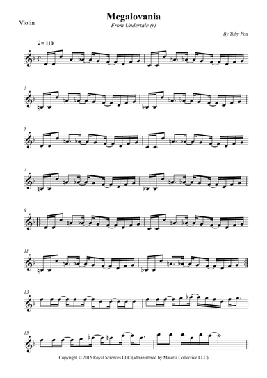 Megalovania (arr. Wesley S. SIlva)