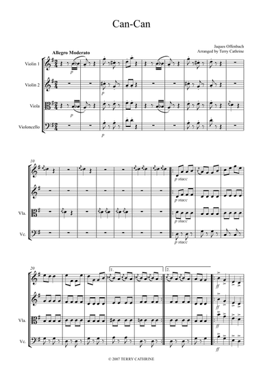Can-Can (arr. Terry Cathrine)