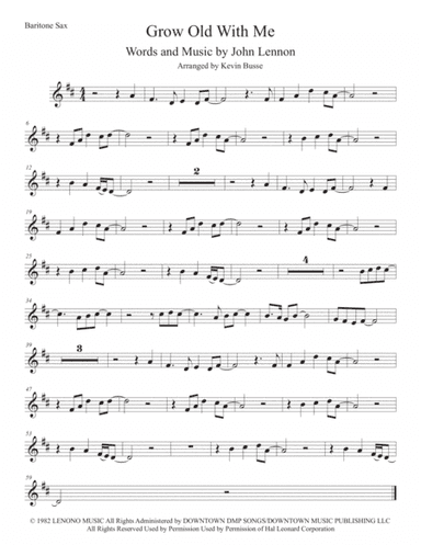 Grow Old With Me (arr. Kevin Busse)