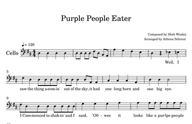 Purple People Eater(tm) (arr. Athena Schreur)