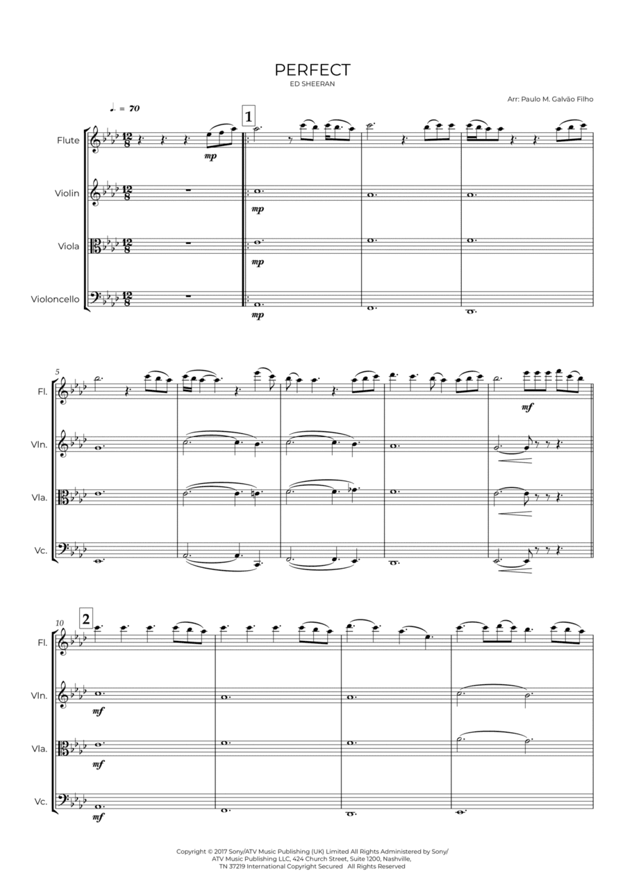 Perfect (arr. Paulo Galvão Filho)