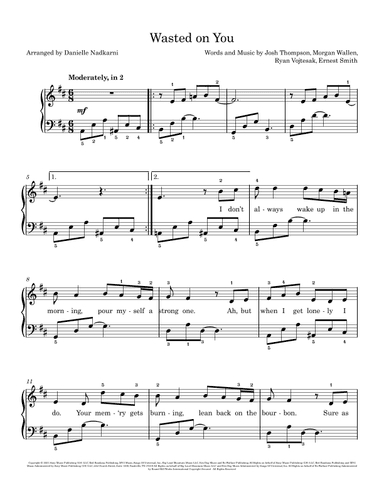 Wasted On You (arr. Danielle Nadkarni)