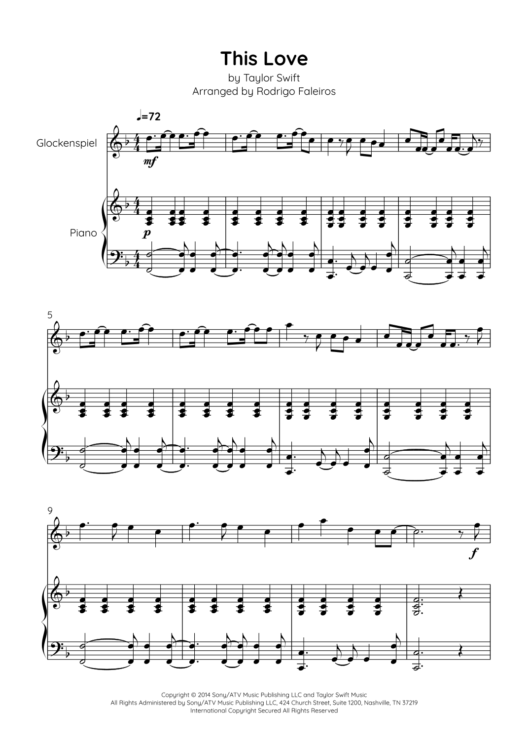 This Love (arr. Rodrigo Faleiros)