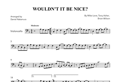 Wouldn't It Be Nice (arr. Daniel Nakamura)