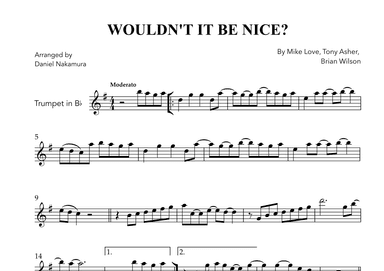 Wouldn't It Be Nice (arr. Daniel Nakamura)