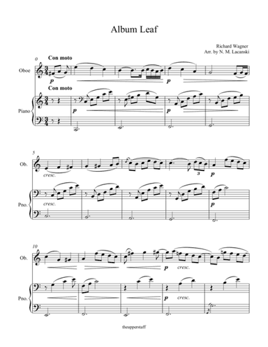 Album Leaf (arr. Nick Lacanski)