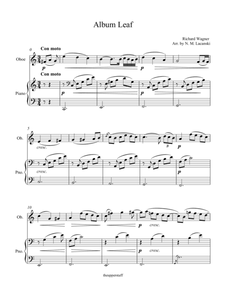 Album Leaf (arr. Nick Lacanski)