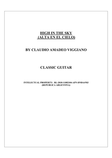 HIGH IN THE SKY (ALTA EN EL CIELO)