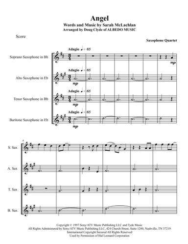 Angel (arr. Doug Clyde)