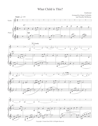 What Child is This? (arr. Saints Road)