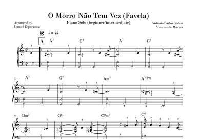 O Morro Nao Tem Vez (favela) (arr. Daniel Esperança)