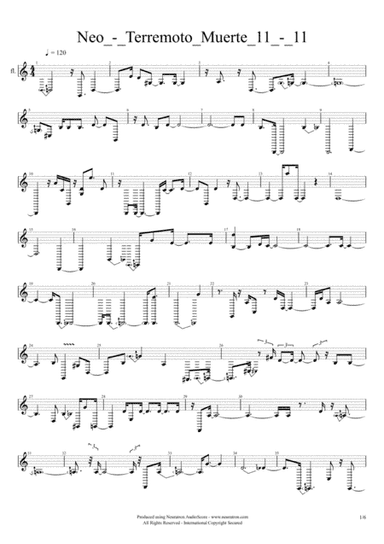 11 Terremoto muerte (arr. Neo)