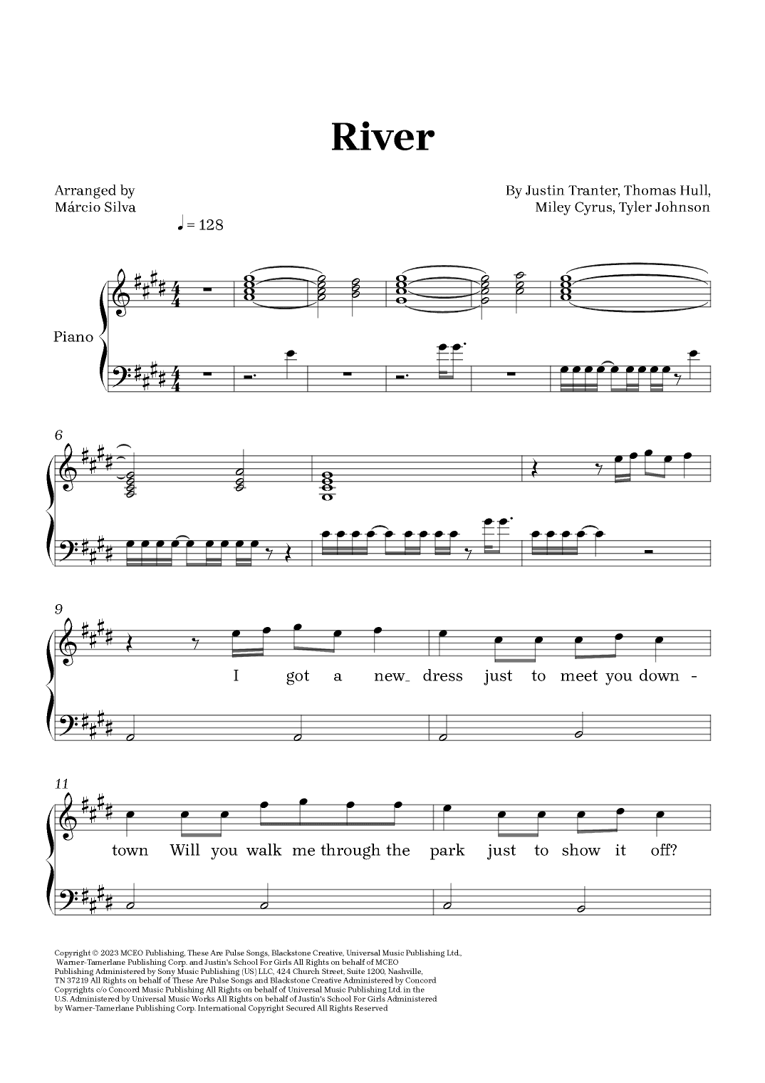 River (arr. Márcio Silva)