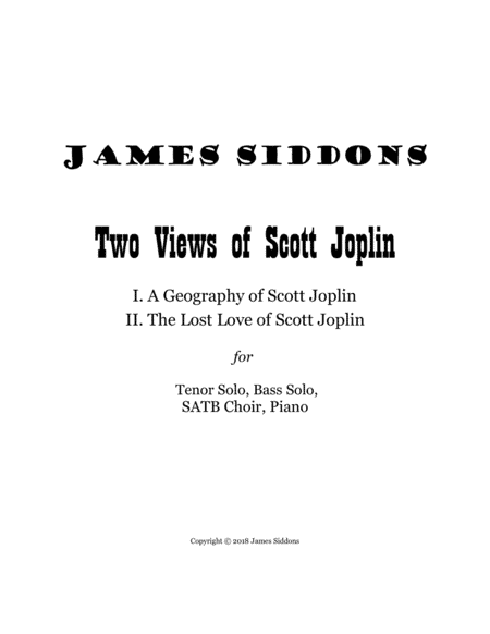 Two Views of Scott Joplin