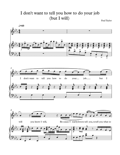 I don't want to tell you (instrumental version)