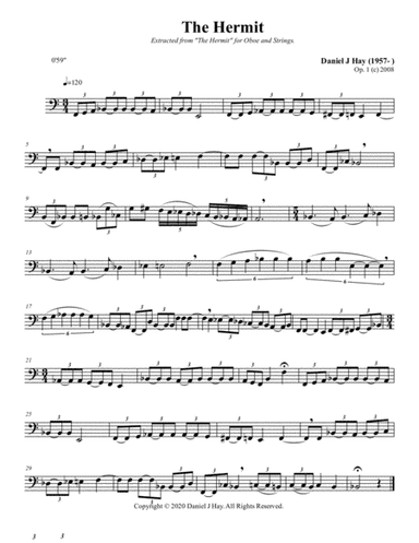 The Hermit (Opus 1) Solo (Bass Clef)