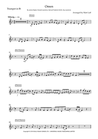 Omen (arr. Matt Luff)
