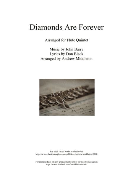 Diamonds Are Forever (arr. Andrew Middleton)