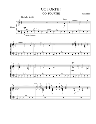 GO FORTH (GO, FOURTH)