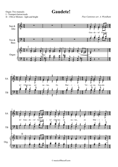 Gaudete! (arr. Andrew Wyndham)